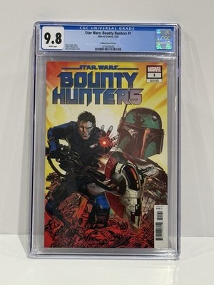 STAR WARS BOUNTY HUNTERS 1 CGC 9.8 1:25 GOLDEN VARIANT MARVEL 2020