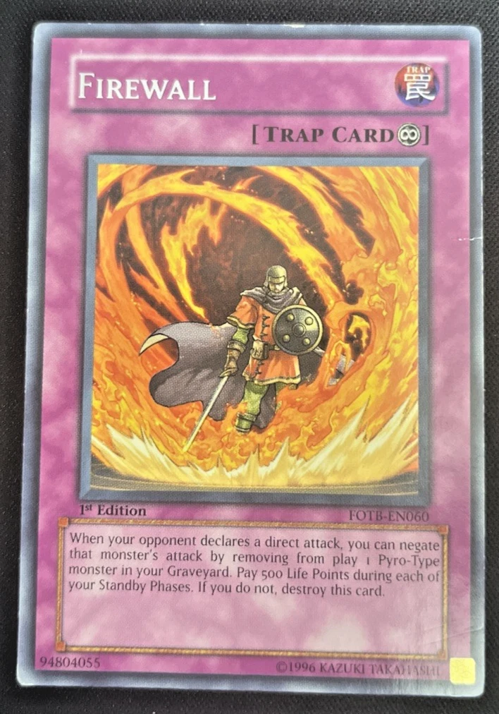 Yu-Gi-Oh! TCG Force of the Breaker Rare Individual Collectible
