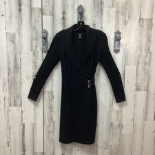 Chaps Size XS Faux Wrap Sweater Dress