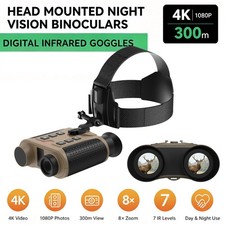GTGUARD Night Vision Binocular 8X Digital Zoom Rechargeable For Hunting Camping