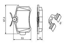 Kits de frein Renault AVANTIME
