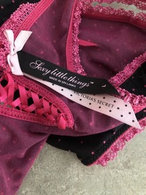 Womens Victorias Secret Sexy Little Things Thong Panties Size L NEW! NWOT! 2008