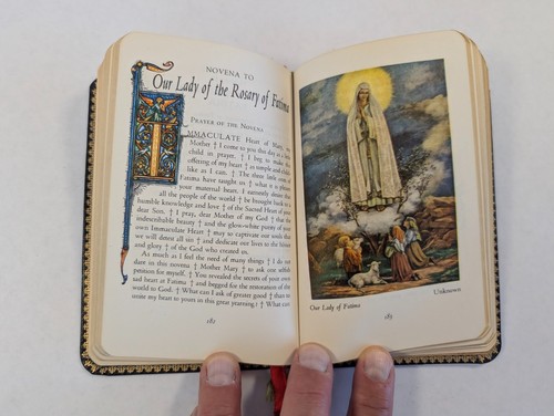 1956 John J Crawley & Co THE CATHOLIC FAMILY BOOK OF NOVENAS illustrated - Bild 10 von 13