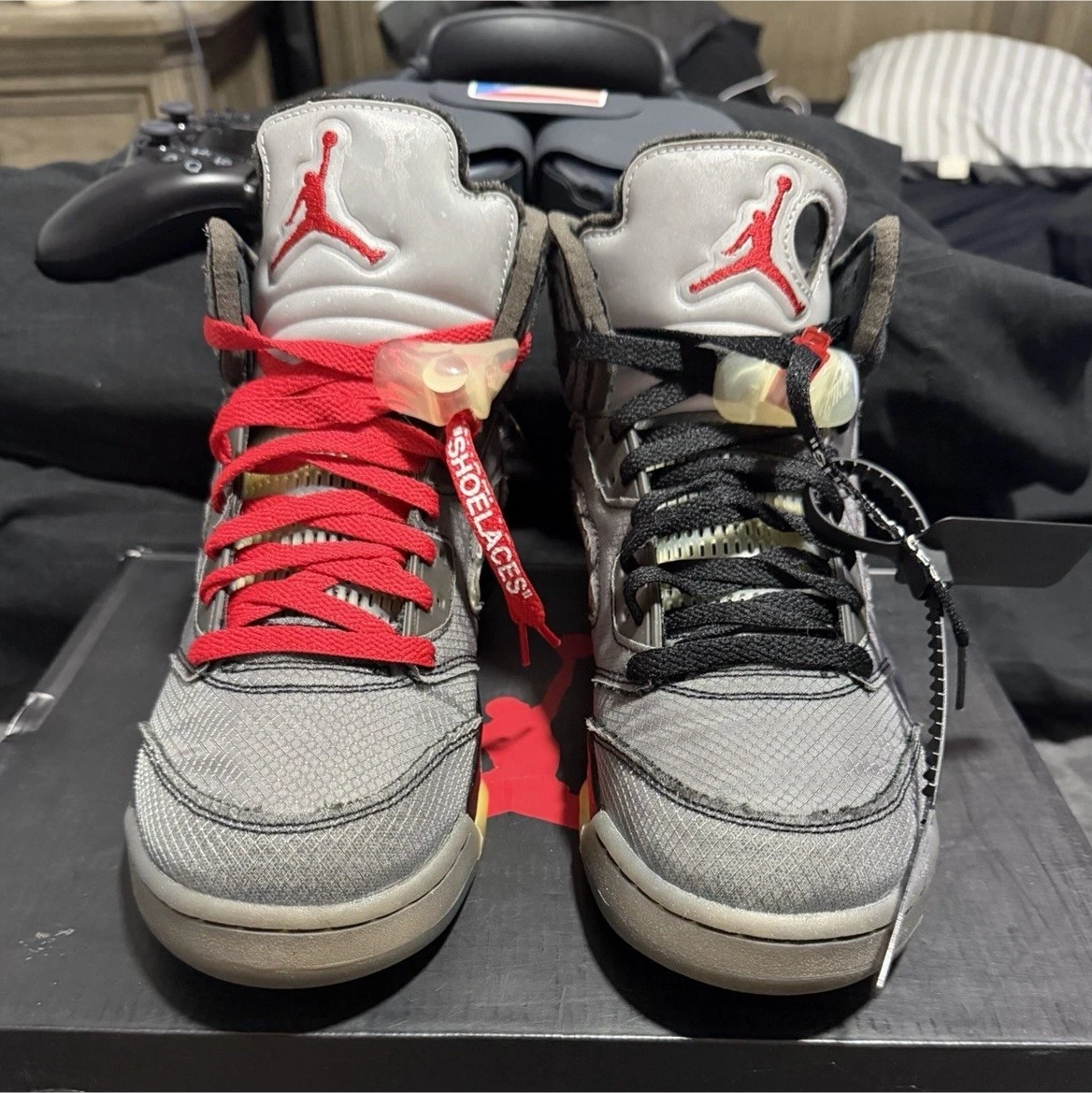 Jordan 5 Retro x Off-White Gray for Sale - Authenticity Guaranteed