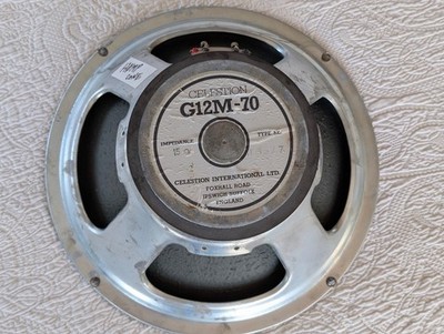 Vintage Celestion G12M-70 guitar instrument 1990 s HEMP recone speaker 15ohms UK