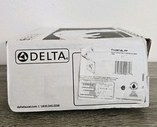 Delta Modern Monitor 14 Series Shower Trim Matte Black T14267-BL-PP READ.       