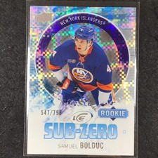 2023-24 UD Ice Hockey SAMUEL BOLDUC Sub Zero Rookie Base 547/799 #
