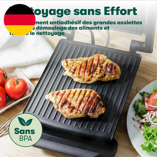 Bella Panini-Presse, Sandwichmaker Und Elektrischer Indoor-Grill Mit Doppelten A - Bild 4 von 12