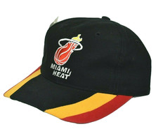 RARE AUTHENTIC VINTAGE 90's MIAMI HEAT SNAPBACK HAT CAP T.E.I. NBA NEW
