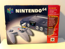 Nintendo 64 N64 Console Tested Working With Cables, controller Boxed