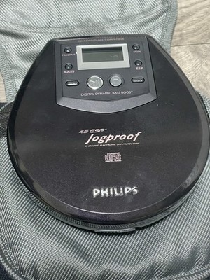 Philips AX5004/17 CD Walkman Portable CD Player 45 Second ESP Tested & Works