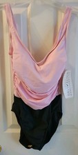 Vintage 80s WHITE STAG Tummy Control Swimsuit Size M 8/10