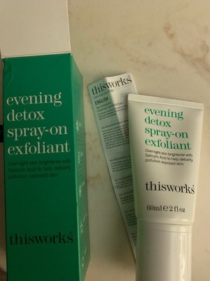 thisworks Evening Detox Spray On Exfoliant 2 Ounce