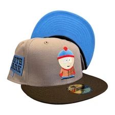 New Era South Park Collection Stan59FIFTY Fitted Hat Cap Gray Size 7 1/4