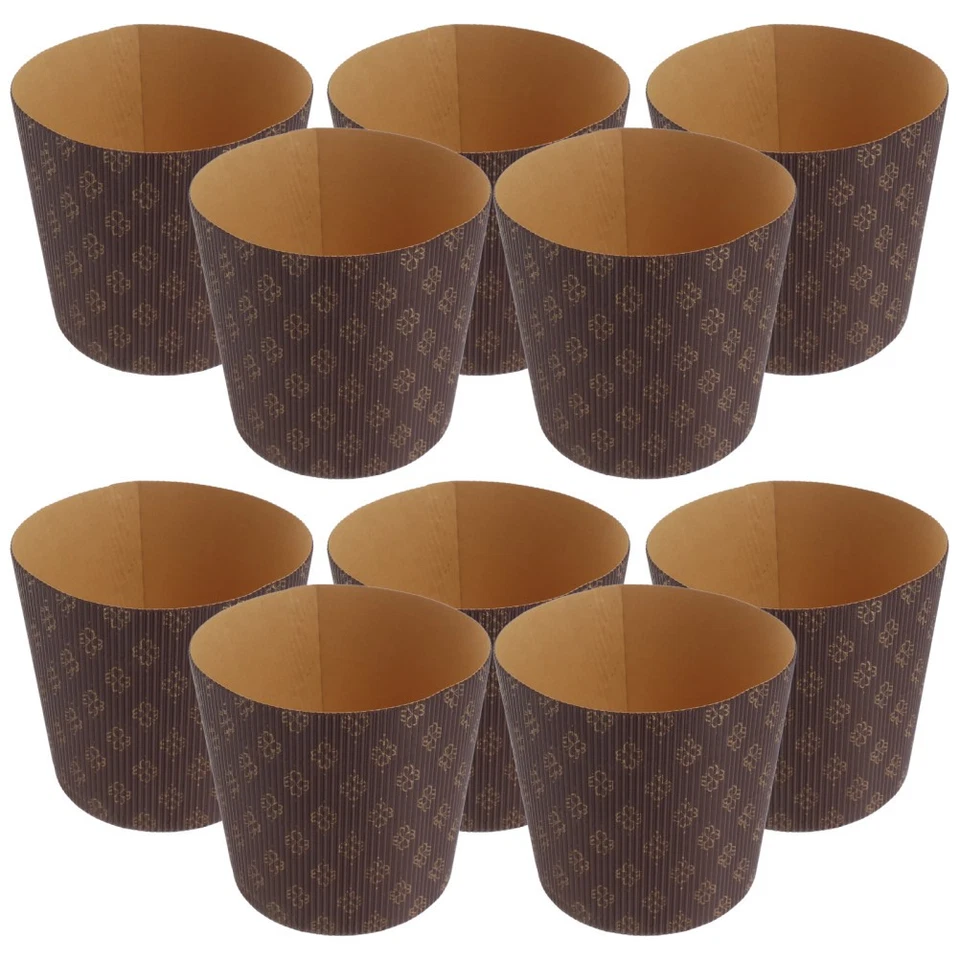  25 Pcs Paper Cupcake Liners Bread Mold for Baking Bakeable Panettone Pans - image 4 of 4