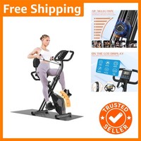 Compact 4-in-1 Foldable Fitness Bike with LCD & Magnetic Resistance for Home Use