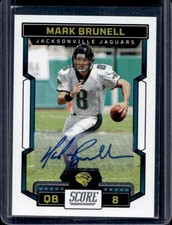 2023 Panini Score Mark Brunell Signatures Auto #26 Jaguars