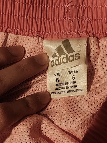 Girl Adidas Vintage Track Suit Full Zip Hoodie Jacket & Pants Pink Size 6T - Picture 4 of 12
