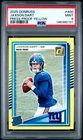 2025 PANINI DONRUSS PRESS PROOF YELLOW #400 JAXSON DART ROOKIE RC PSA 9