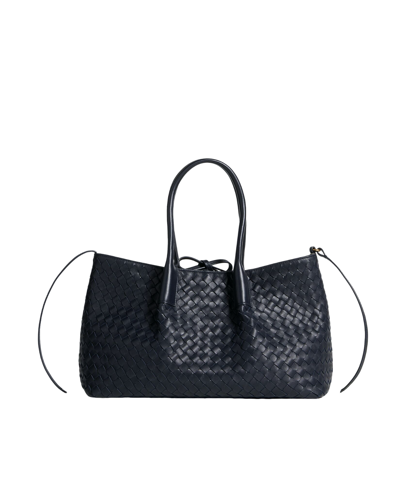 BOTTEGA VENETA Pinacoteca Medium $4400 Midnight/basalt Reversible Tote Bag New