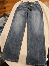 Flamingals High Rise Wide Leg Straight Jeans In Light Wash Women's Size S NWT