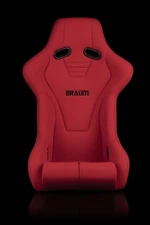 BRAUM Racing Falcon-R Composite FRP Bucket Seat - Red - Each