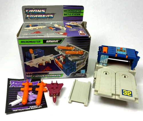 Airwave Vintage Transformers G1 Micromasters Complete w/Box Set 1989 80s
