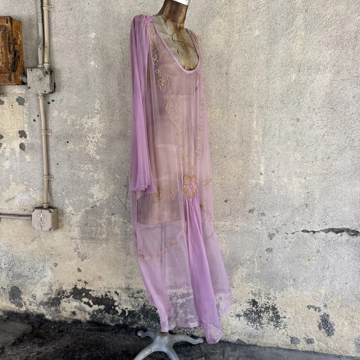 Flapper Chiffon Vintage Dresses for Women for sale