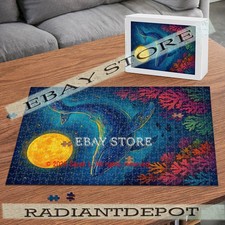 Whale night ocean sea 500pc jigsaw puzzle 15X20.5 in