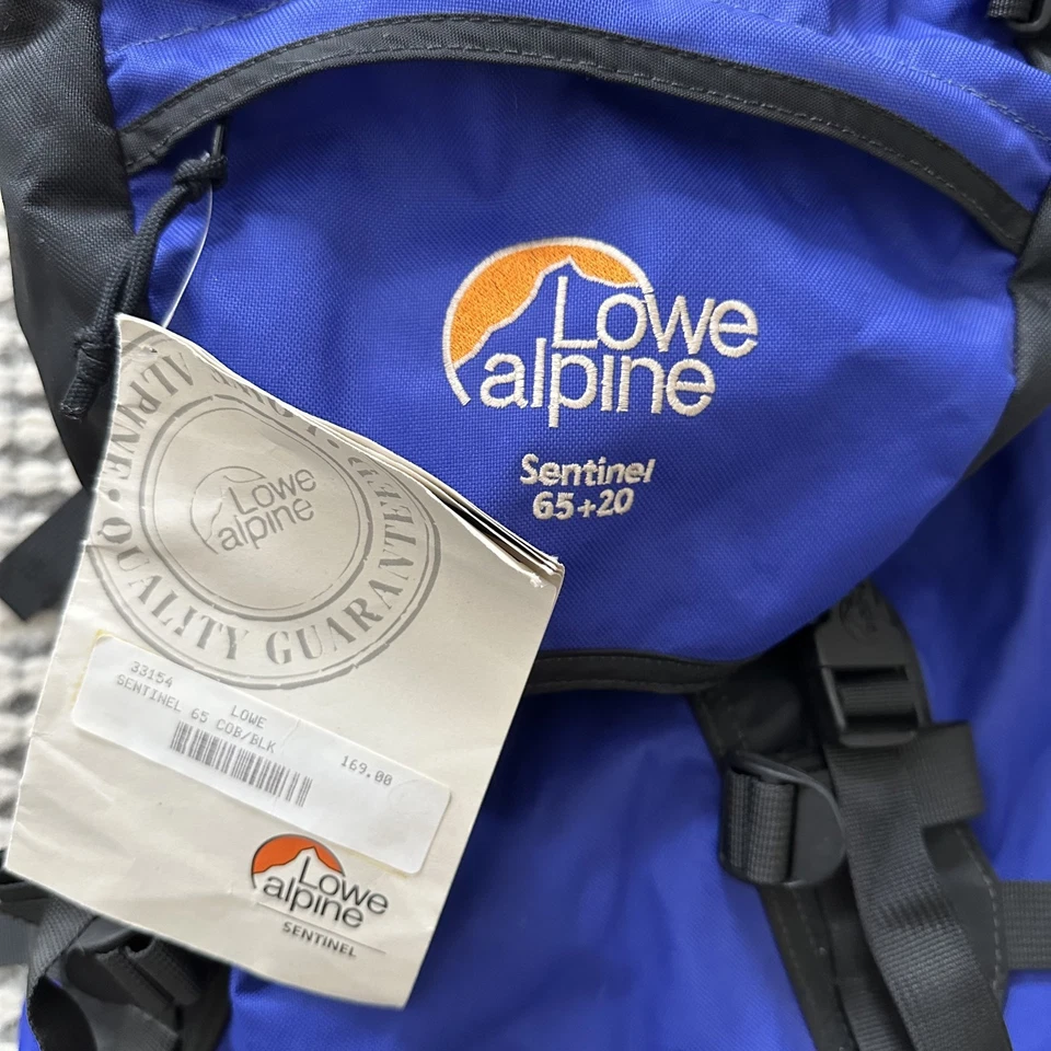 Mochila Lowe Alpine Sentinel 65+20 Marco Interno Retirada Nueva Stock Antiguo Azul Foto 2 de 4
