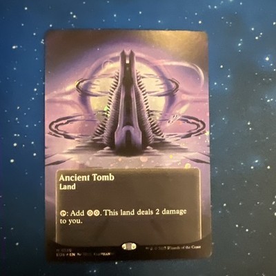 Ancient Tomb (0136) (Borderless) (Galaxy Foil) Edge of