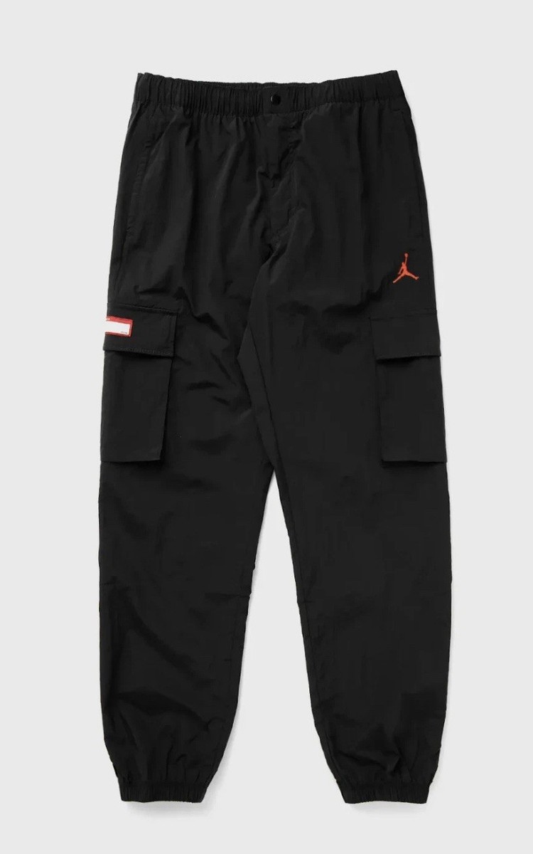 Nike Air Jordan Jumpman Flight MVP Woven Cargo Pants Black FN4609