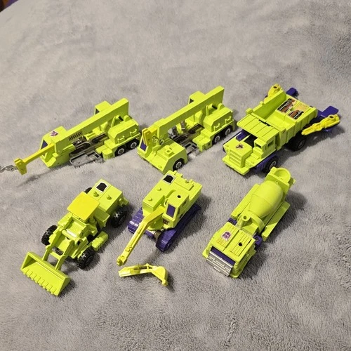 1984 Takara G1 Transformers DEVASTATOR Construction Figures *READ DESCRIPTION*