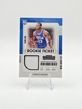 Charles Bassey 2021-22 Panini Contenders RC Rookie Ticket Swatches SP #RTS-CBA