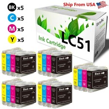 20PK LC51 LC-51 Ink Cartridge for DCP-130C DCP-330C MFC-440CN Printer