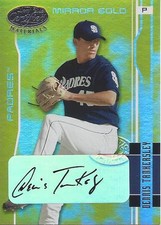 2003 Leaf Certified Materials Mirror Gold Autographs D Tankersley 159  23/25