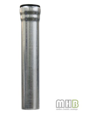 LORO X DN40 DN50 Stahlrohr mit 1 Muffe von 250 mm - 1000 mm wählbar / Ölleitung 