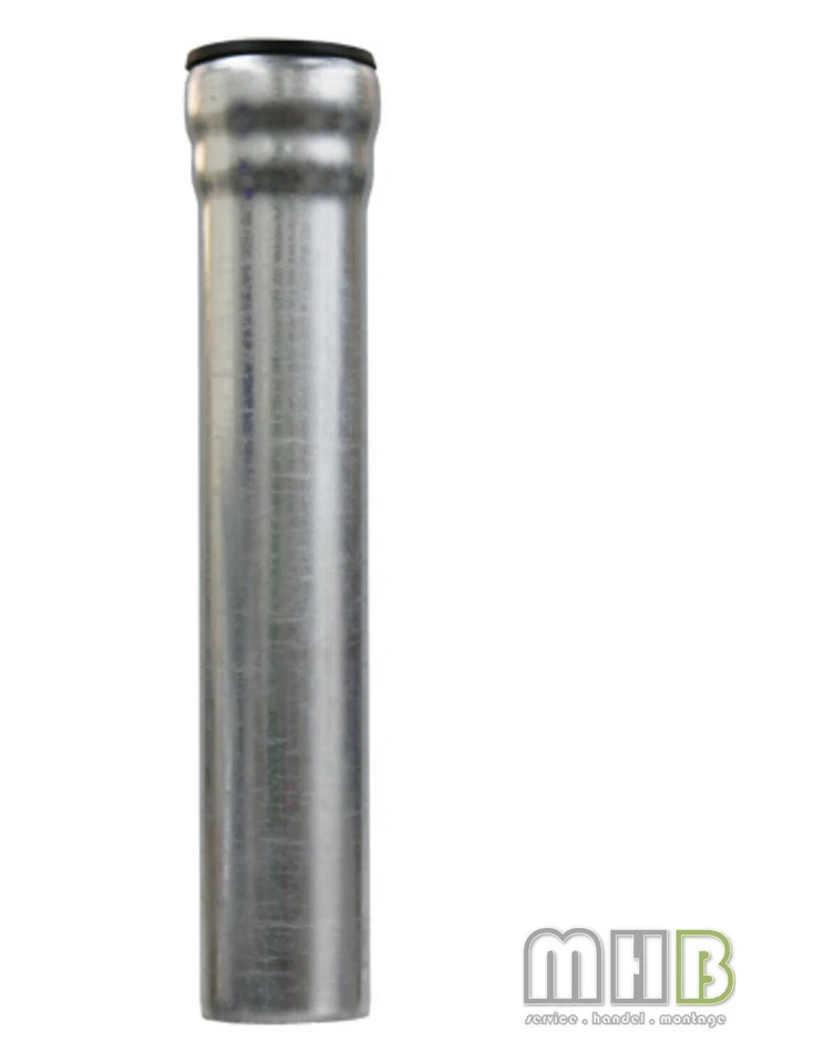 LORO X DN40 DN50 Stahlrohr mit 1 Muffe von 250 mm - 1000 mm wählbar / Ölleitung