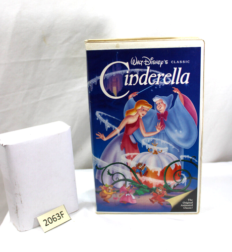 WALT DISNEY'S ~CINDERELLA~ VHS 1988 BLACK DIAMOND CLASSIC  # 410 - Imagen 1 de 9