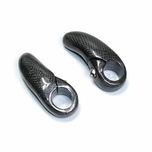 MTB Bike Handlebar End Grip Carbon Fiber 22.2mm Bicycle Bar Racing Cycling