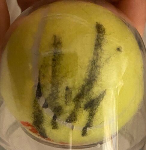 2008 Ace Authentic Hidden Signature ANDRÉ AGASSI Signed Encapsulated Tennis Ball - Picture 2 of 5