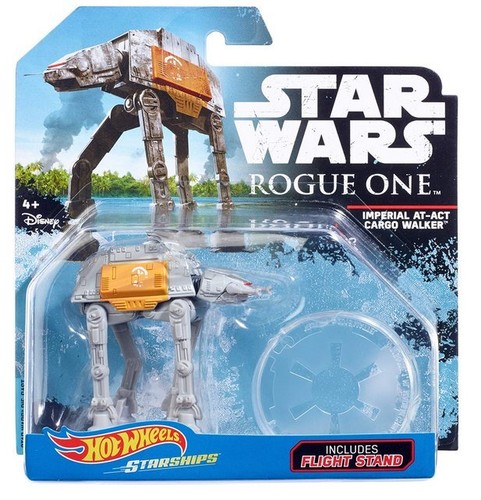 Star Wars Hot Wheels Rogue One Imperial AT-ACT Cargo Walker Starships Toy
