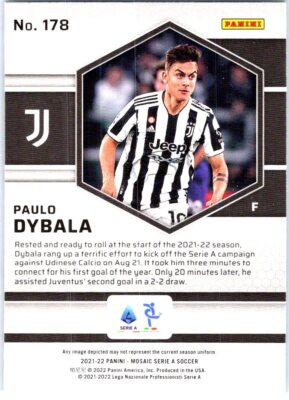 2021-22 Panini Mosaic Serie A #178 Paulo Dybala Juventus | eBay
