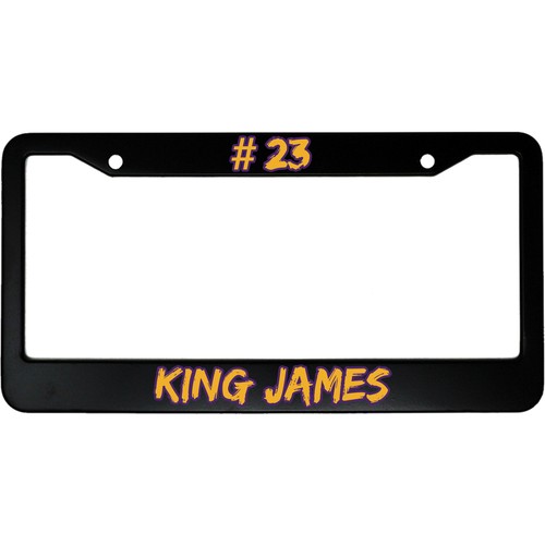 Marco de matrícula de aluminio para coche de baloncesto King James (Lebron) #23 - Imagen 1 de 6