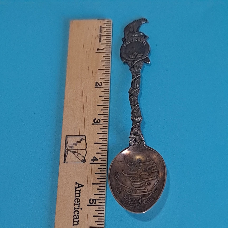 Vintage Los Angeles California Sterling Silver Collctors Spoon D5 - Image 2 of 4