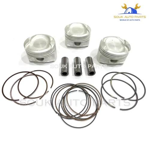 Piston & Anneau Set 1KR-FE pour Toyota Belta Passo Vitz 1.0Ltr Essence 2004-14 - Imagen 1 de 6