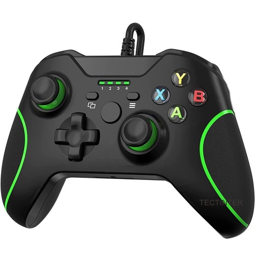 USB Kabelgebunden Gamepad Dual Vibration Joystick Joypad Game Controller für Xbox One PC - Bild 1 von 14