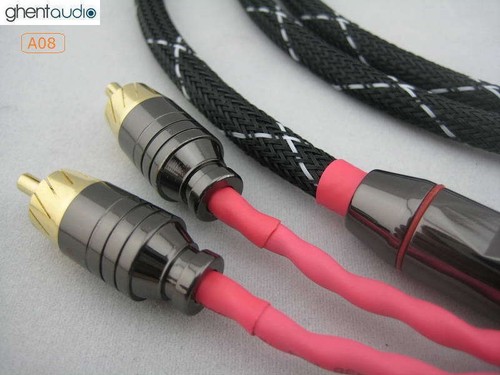 Cable de audio A08 (0,3 m 1 ft)---RCA (macho) a doble (2) RCA división Canare L-4E6S - Imagen 3 de 3