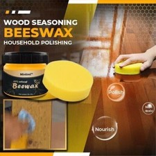 Wood Care Wax Solid Wood Furniture Polishing Seasoning Beeswax Polisher Waterpr