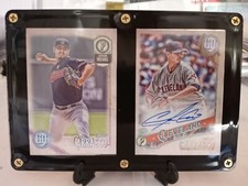 2018 Topps Gypsy Queen Carlos Carrasco Cleveland Indians Autograph & Base